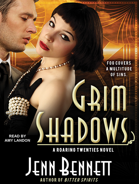 Audiobook cover for GRIM SHADOWS (Tantor Audio/Audible)