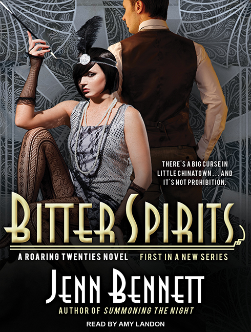 Bitter Spirits, Jenn Bennett, AUDIOBOOK Audiobook cover for Bitter Spirits (Tantor Audio/Audible)