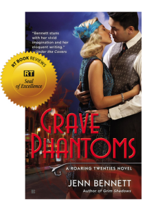 GRAVE PHANTOMS JENN BENNETT RT BOOK REVIEWS SEAL OF EXCELLENCE MAY 2015