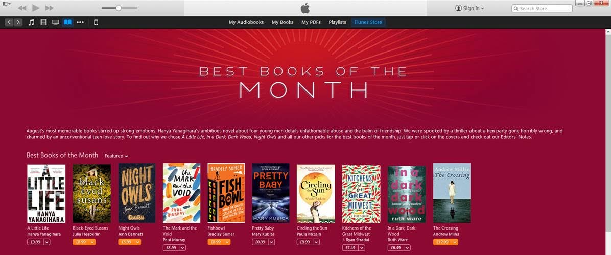Night Owls Jenn Bennett, iBooks Best Books of the Month August 2015